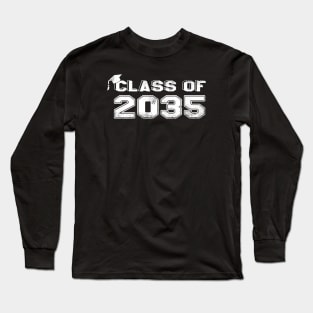 class of 2035 vintage white Long Sleeve T-Shirt